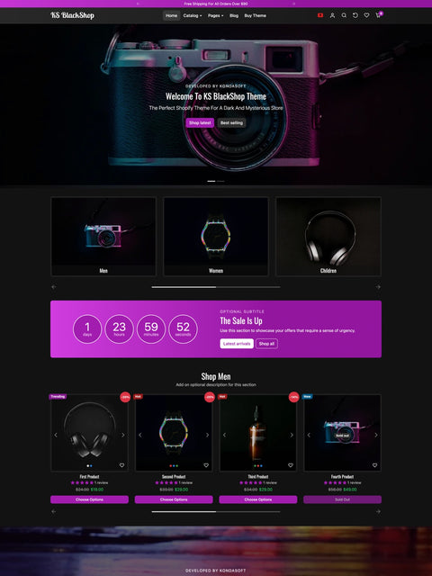 KS BlackShop - Premium Shopify Theme