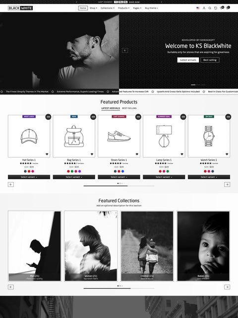 KS BlackWhite - Homepage